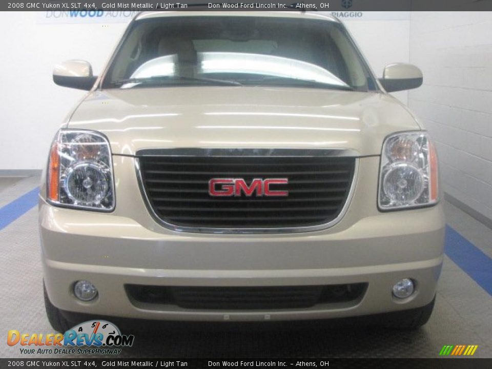 2008 GMC Yukon XL SLT 4x4 Gold Mist Metallic / Light Tan Photo #7