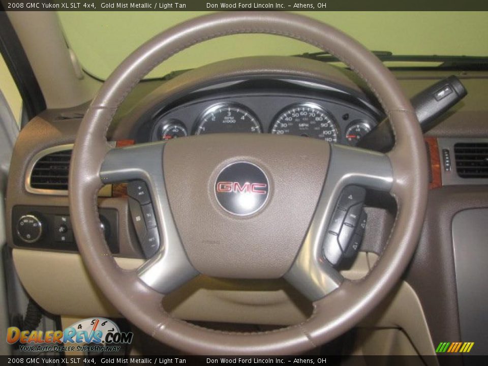 2008 GMC Yukon XL SLT 4x4 Gold Mist Metallic / Light Tan Photo #10