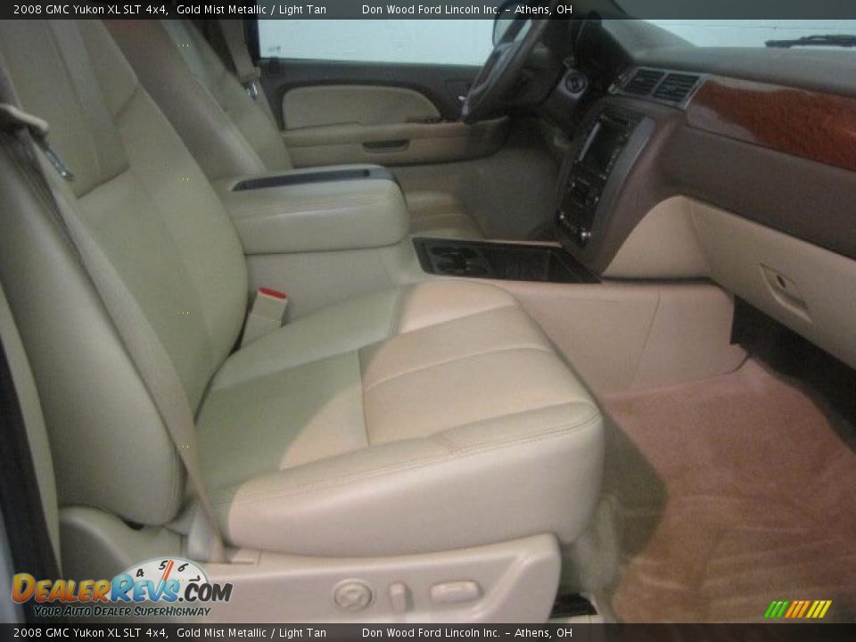 2008 GMC Yukon XL SLT 4x4 Gold Mist Metallic / Light Tan Photo #14