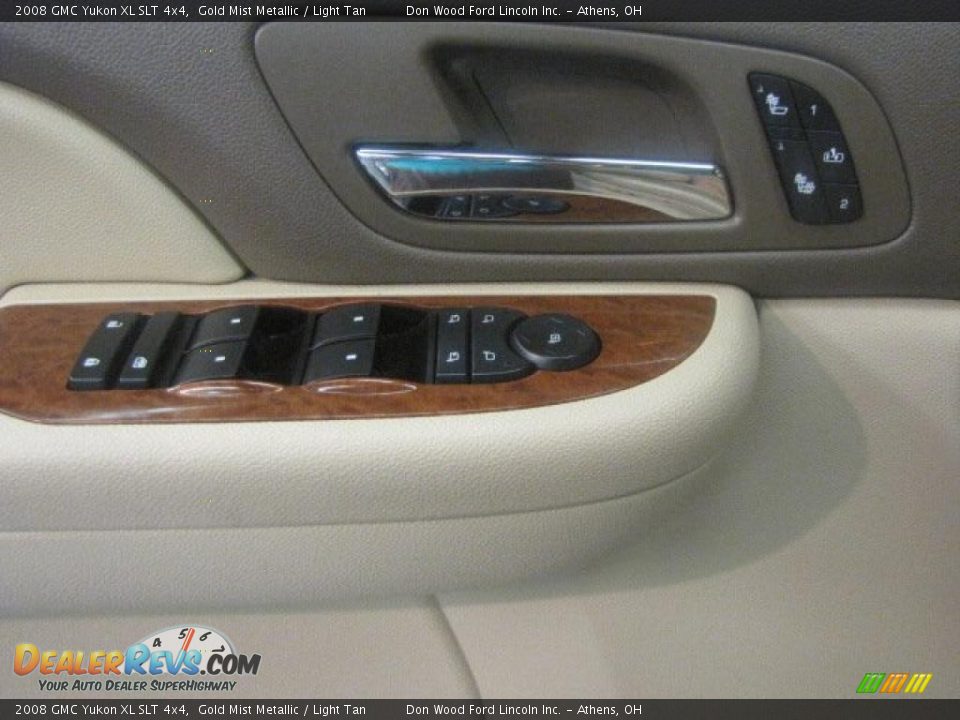 2008 GMC Yukon XL SLT 4x4 Gold Mist Metallic / Light Tan Photo #21