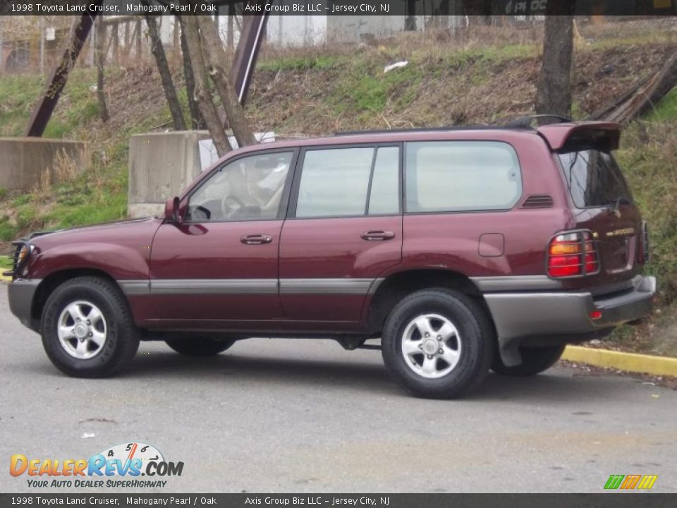 1998 Toyota Land Cruiser Mahogany Pearl / Oak Photo #4