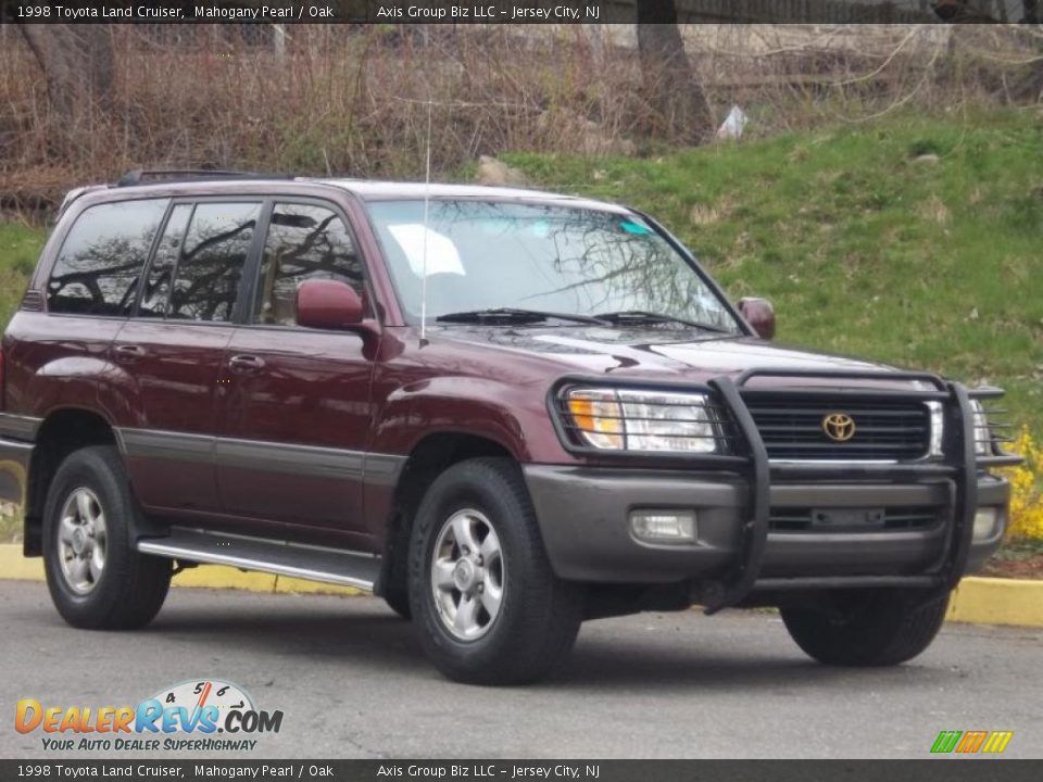 1998 Toyota Land Cruiser Mahogany Pearl / Oak Photo #8