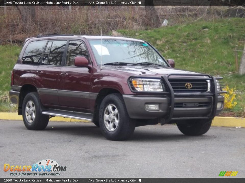 1998 Toyota Land Cruiser Mahogany Pearl / Oak Photo #9