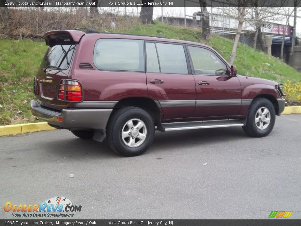 1998 Toyota Land Cruiser Mahogany Pearl / Oak Photo #11