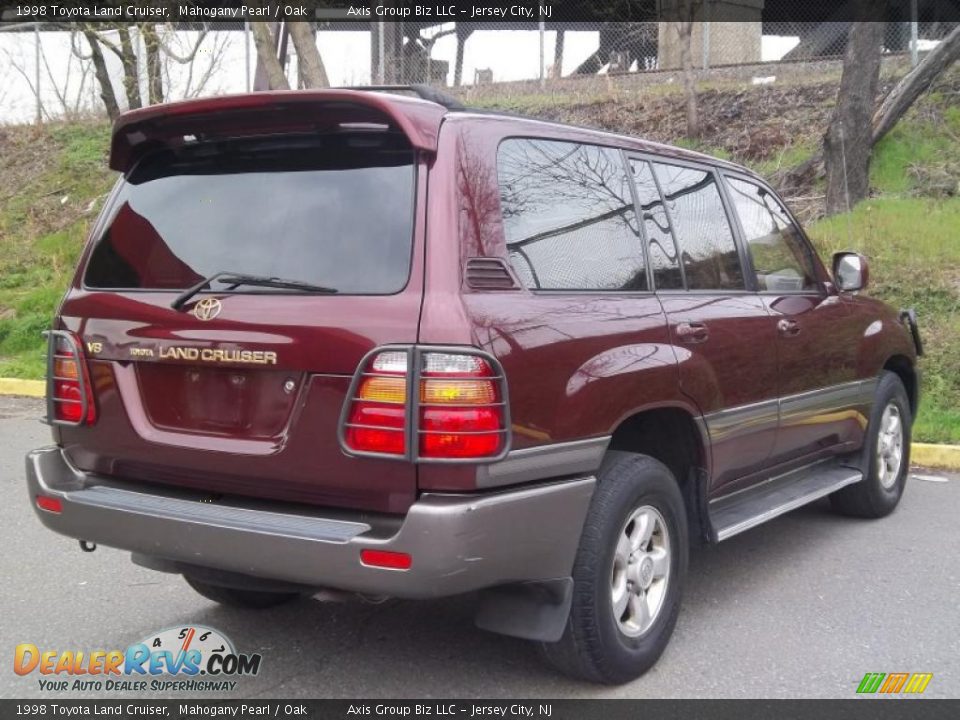 1998 Toyota Land Cruiser Mahogany Pearl / Oak Photo #13
