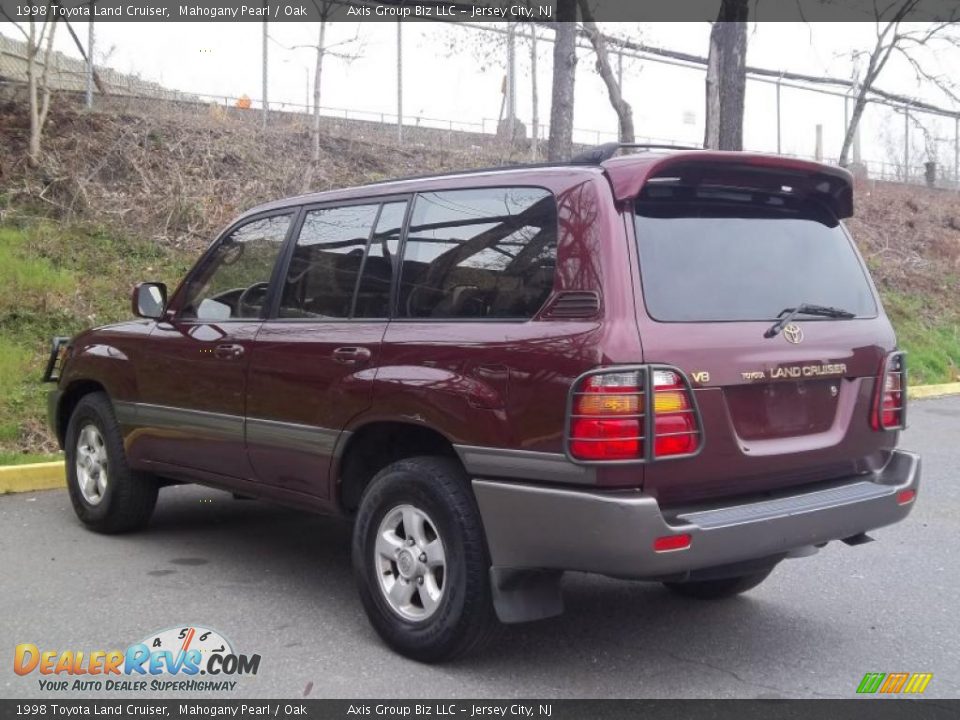 1998 Toyota Land Cruiser Mahogany Pearl / Oak Photo #14