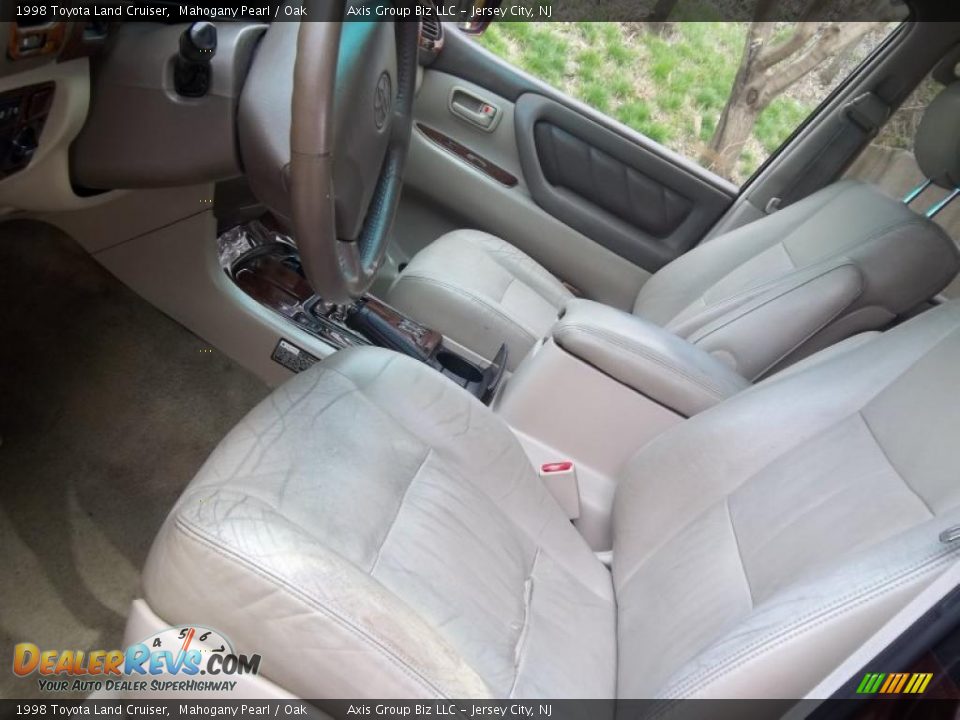 1998 Toyota Land Cruiser Mahogany Pearl / Oak Photo #16