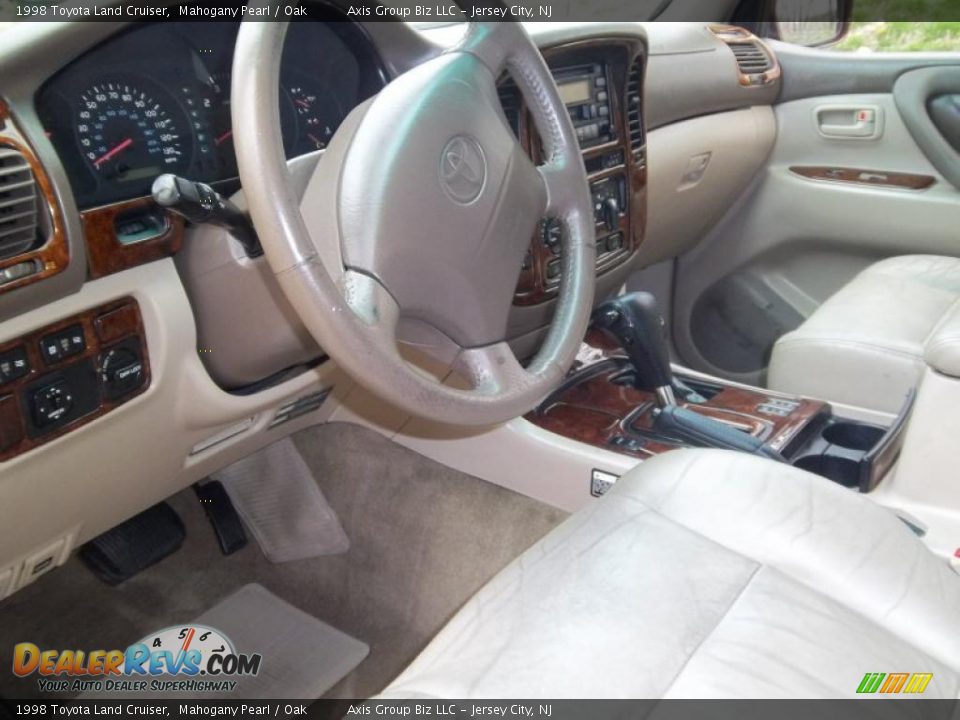 1998 Toyota Land Cruiser Mahogany Pearl / Oak Photo #18