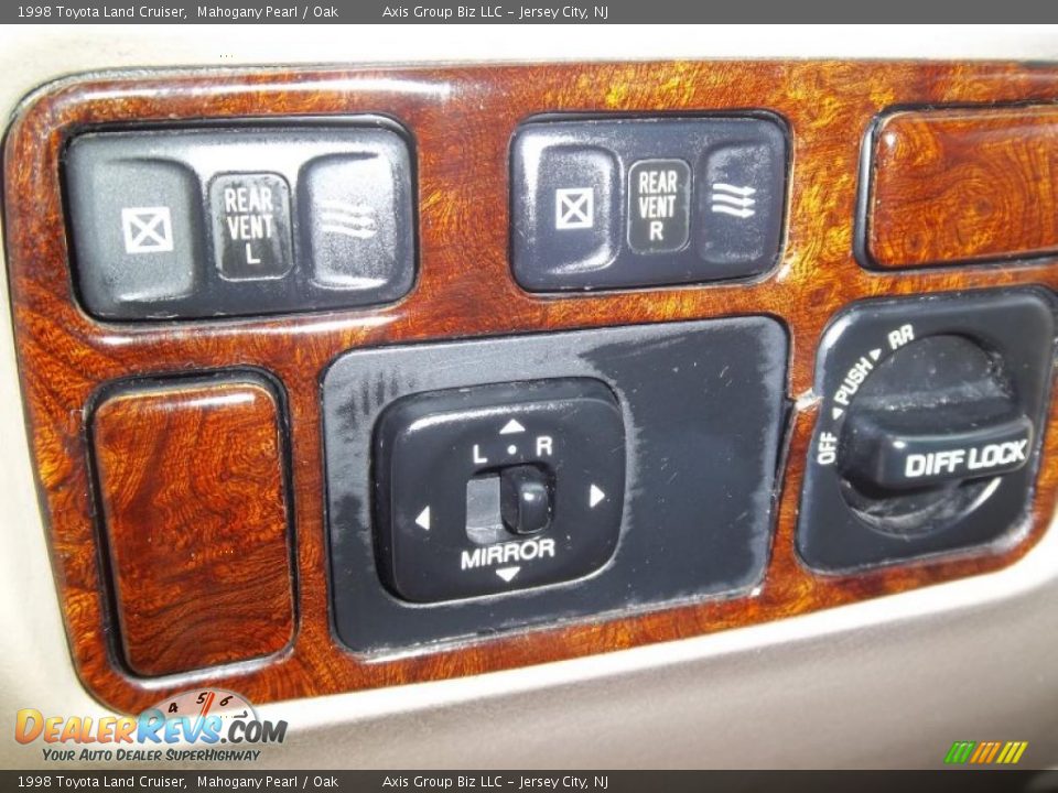 1998 Toyota Land Cruiser Mahogany Pearl / Oak Photo #19