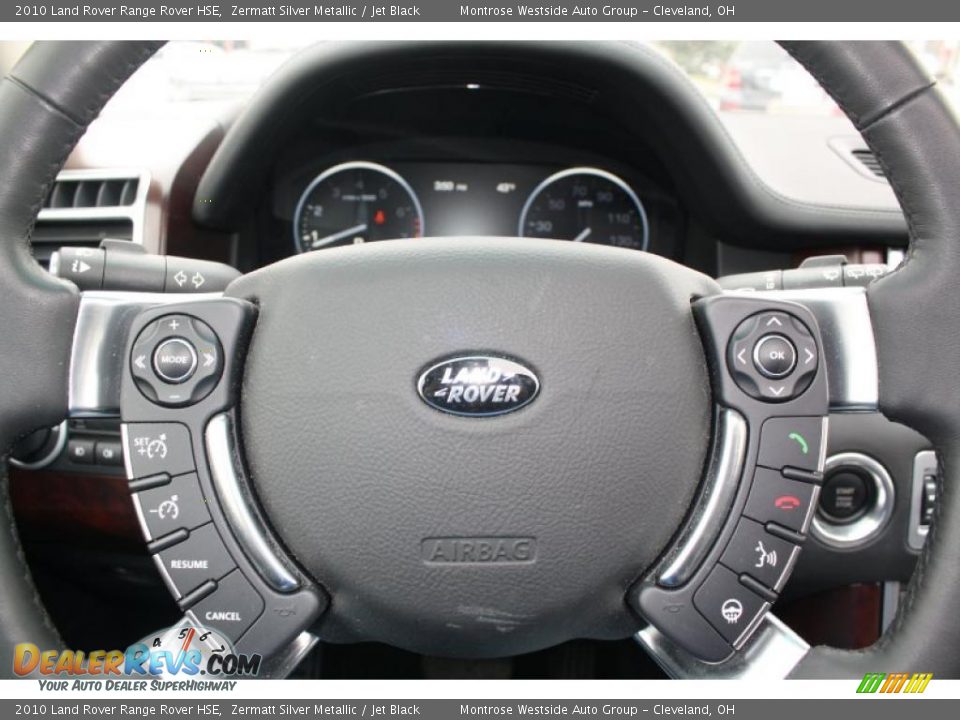 2010 Land Rover Range Rover HSE Steering Wheel Photo #13
