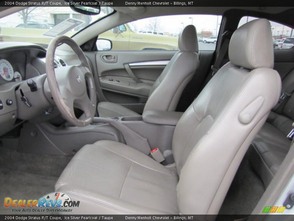 Taupe Interior 2004 Dodge Stratus R T Coupe Photo 9