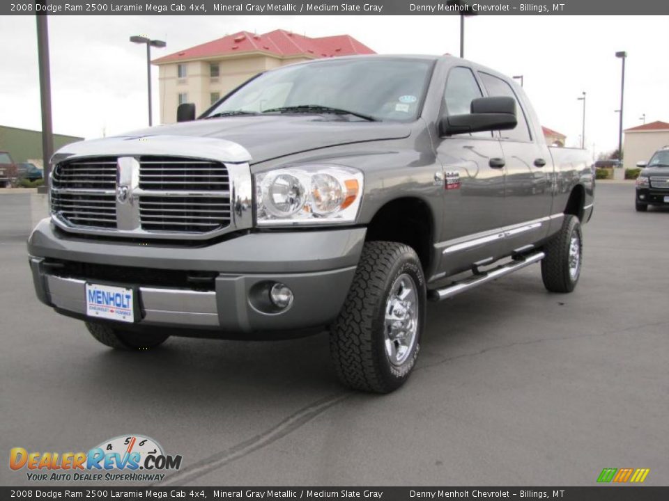 2008 Dodge Ram 2500 Laramie Mega Cab 4x4 Mineral Gray Metallic / Medium Slate Gray Photo #2