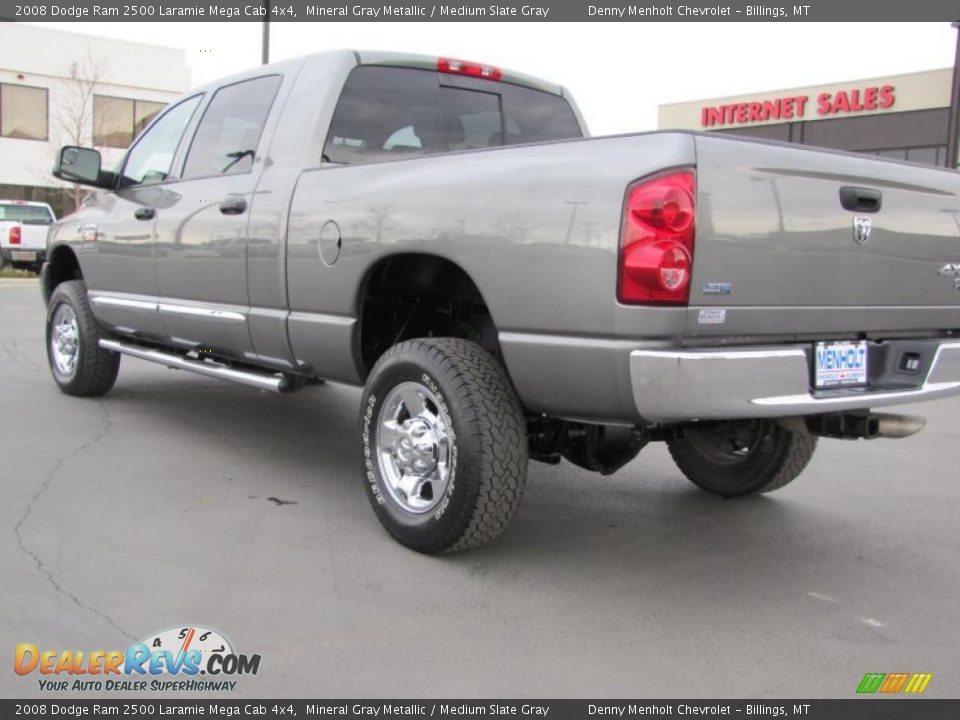 2008 Dodge Ram 2500 Laramie Mega Cab 4x4 Mineral Gray Metallic / Medium Slate Gray Photo #3