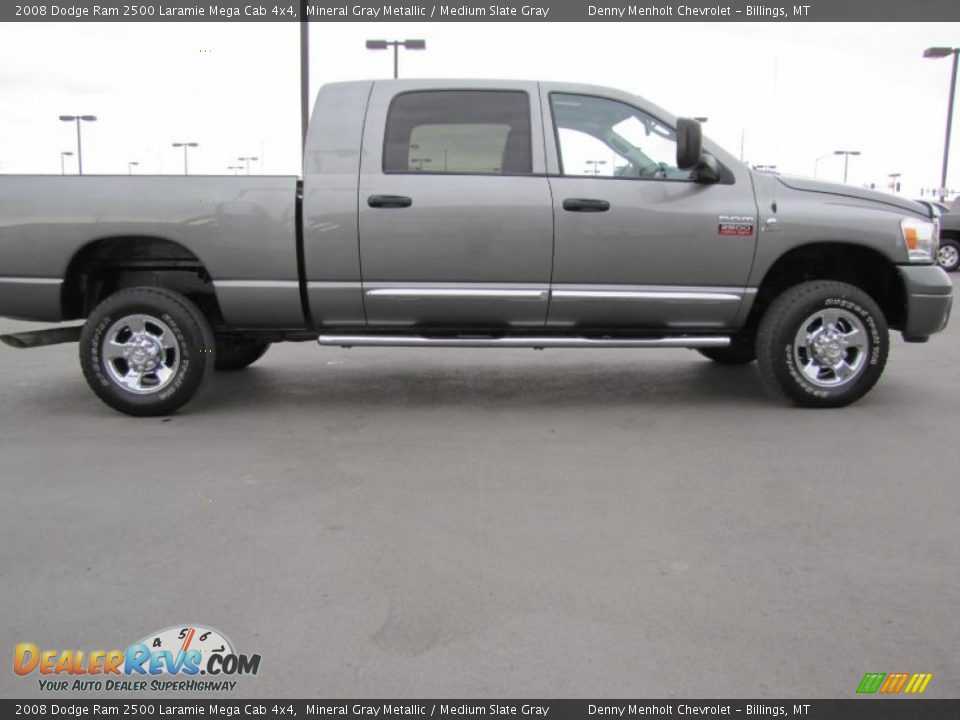 2008 Dodge Ram 2500 Laramie Mega Cab 4x4 Mineral Gray Metallic / Medium Slate Gray Photo #7