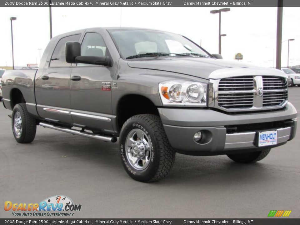 2008 Dodge Ram 2500 Laramie Mega Cab 4x4 Mineral Gray Metallic / Medium Slate Gray Photo #8