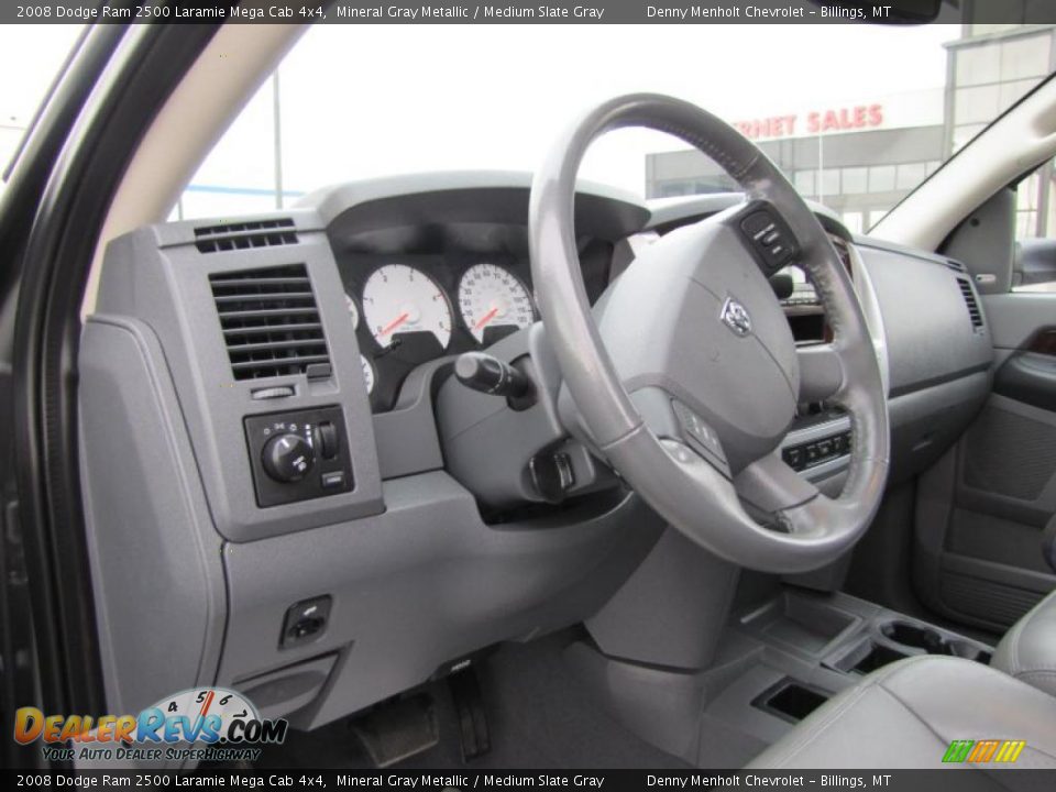 2008 Dodge Ram 2500 Laramie Mega Cab 4x4 Mineral Gray Metallic / Medium Slate Gray Photo #10