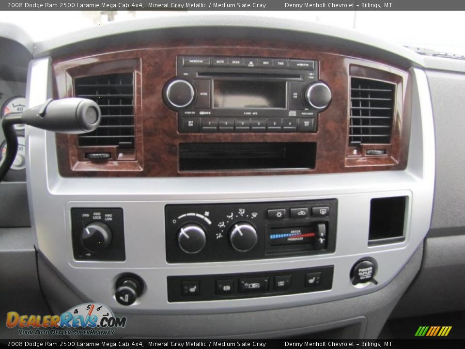 Controls of 2008 Dodge Ram 2500 Laramie Mega Cab 4x4 Photo #14