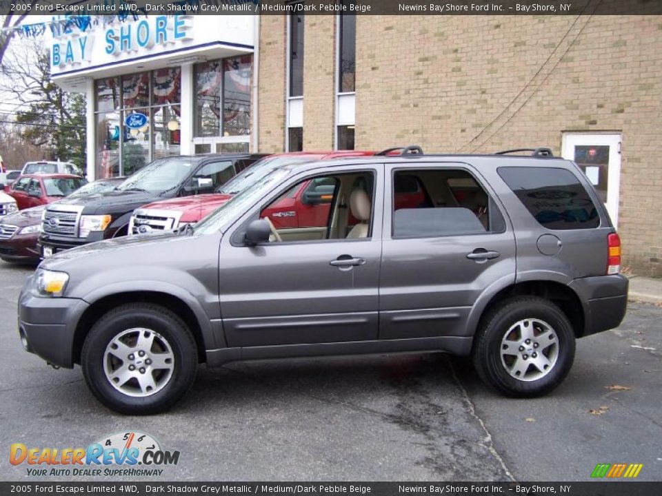 2005 Ford Escape Limited 4WD Dark Shadow Grey Metallic / Medium/Dark Pebble Beige Photo #3