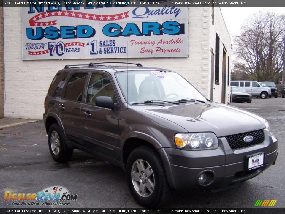 2005 Ford Escape Limited 4WD Dark Shadow Grey Metallic / Medium/Dark Pebble Beige Photo #6