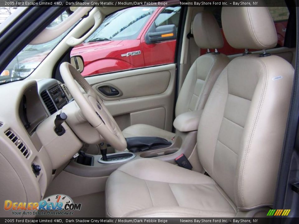 Medium/Dark Pebble Beige Interior - 2005 Ford Escape Limited 4WD Photo #9