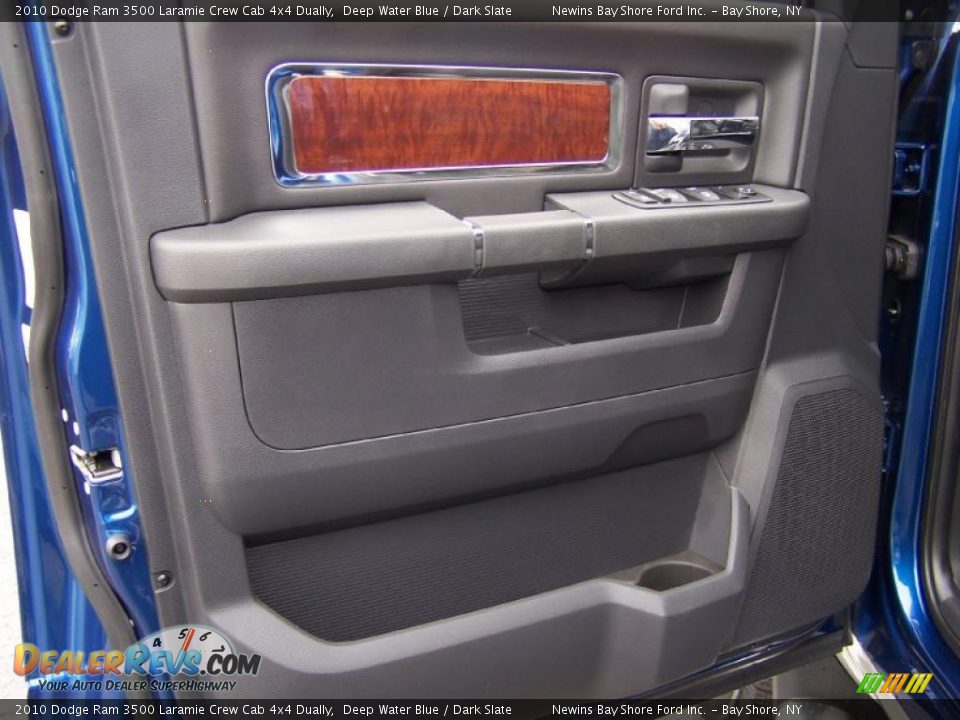 2010 Dodge Ram 3500 Laramie Crew Cab 4x4 Dually Deep Water Blue / Dark Slate Photo #8