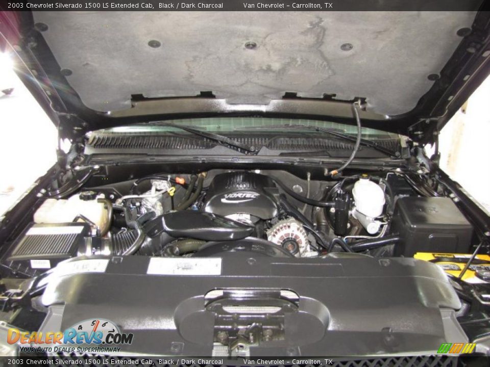 2003 Chevrolet Silverado 1500 LS Extended Cab 5.3 Liter OHV 16-Valve Vortec V8 Engine Photo #19