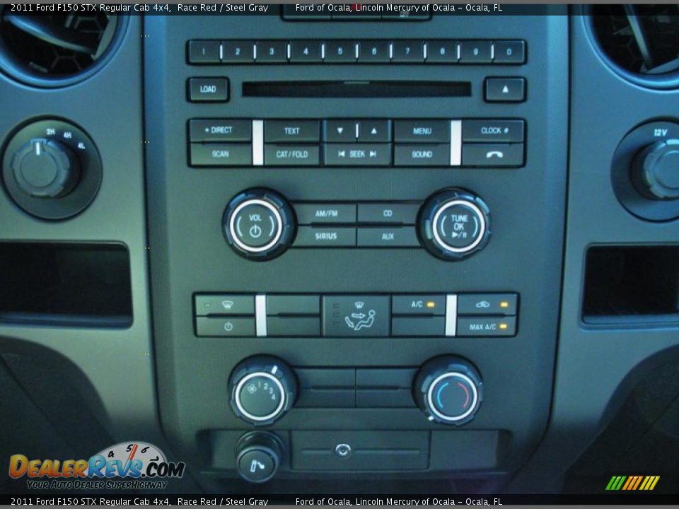 Controls of 2011 Ford F150 STX Regular Cab 4x4 Photo #8