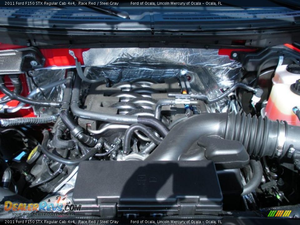 2011 Ford F150 STX Regular Cab 4x4 5.0 Liter Flex-Fuel DOHC 32-Valve Ti-VCT V8 Engine Photo #10