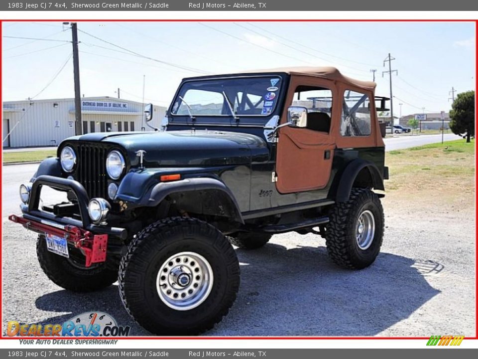 Front 3/4 View of 1983 Jeep CJ 7 4x4 Photo #1