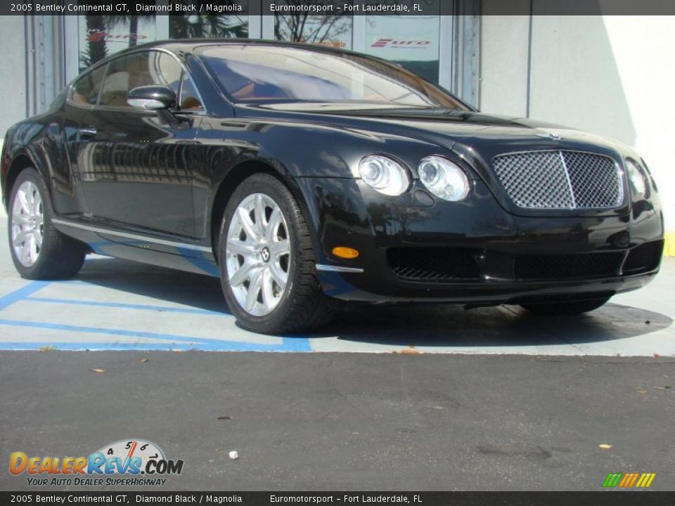 2005 Bentley Continental GT Diamond Black / Magnolia Photo #1
