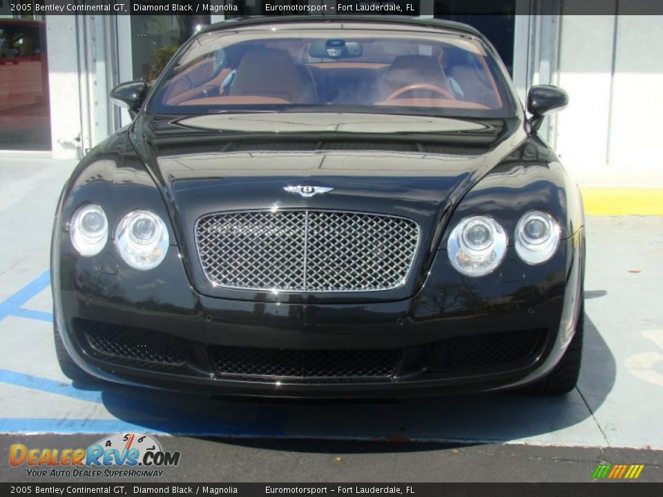 2005 Bentley Continental GT Diamond Black / Magnolia Photo #2