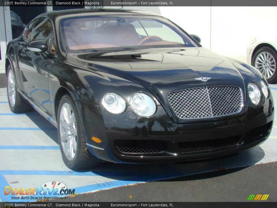 2005 Bentley Continental GT Diamond Black / Magnolia Photo #4
