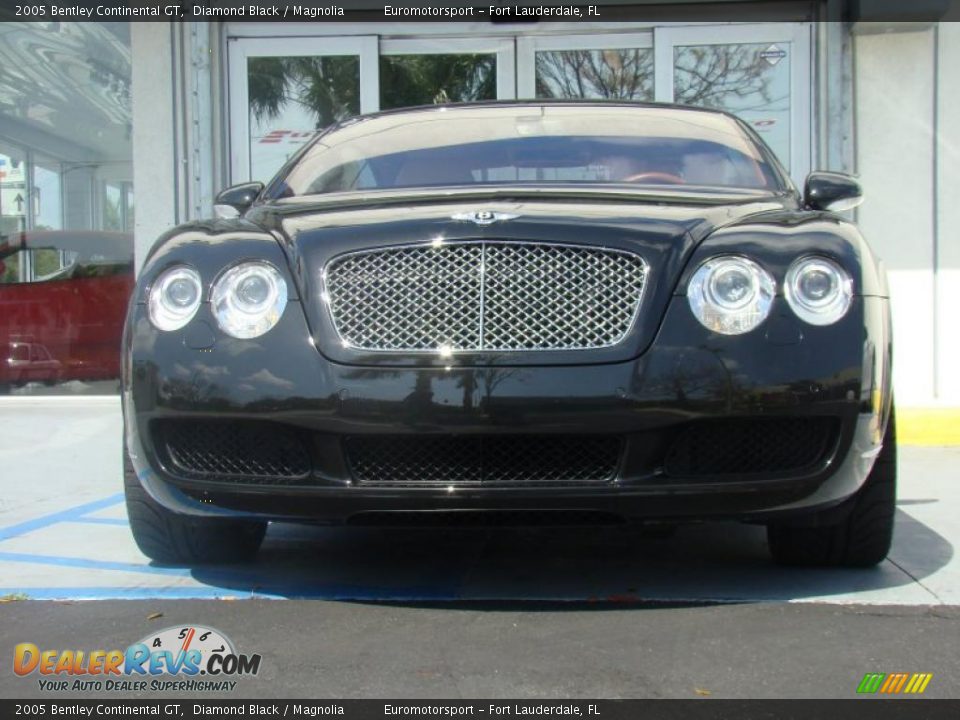 2005 Bentley Continental GT Diamond Black / Magnolia Photo #7