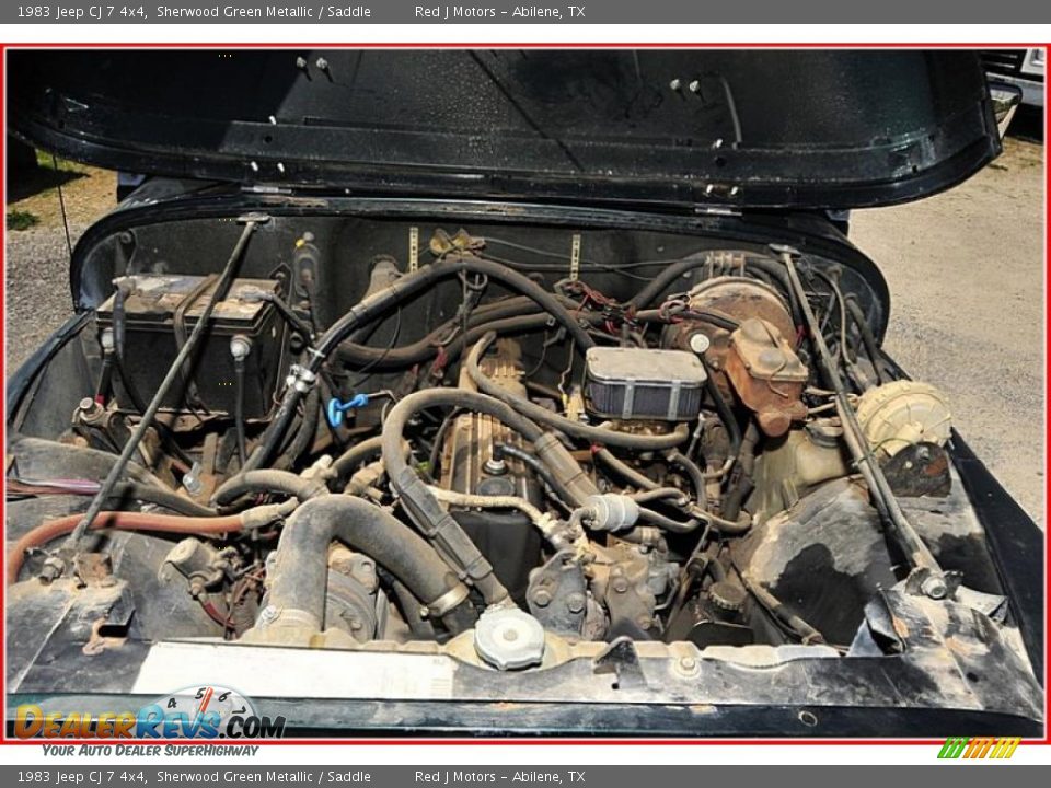 1983 Jeep CJ 7 4x4 4.2 Liter OHV 12-Valve Inline 6 Cylinder Engine Photo #26