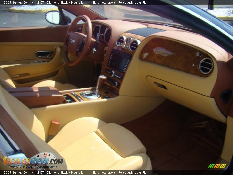2005 Bentley Continental GT Diamond Black / Magnolia Photo #20