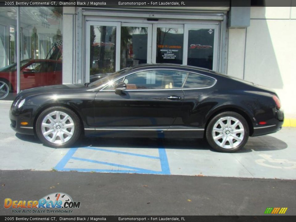 2005 Bentley Continental GT Diamond Black / Magnolia Photo #22