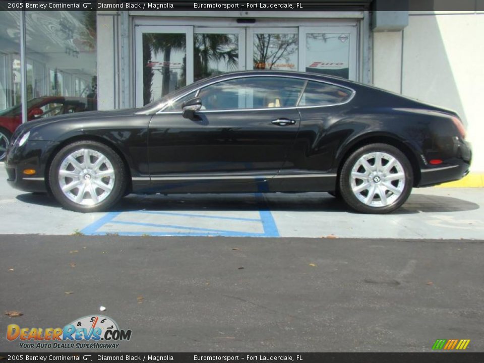 2005 Bentley Continental GT Diamond Black / Magnolia Photo #23