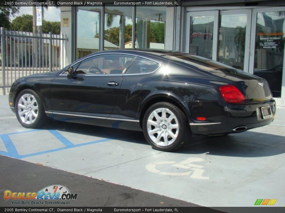 2005 Bentley Continental GT Diamond Black / Magnolia Photo #24