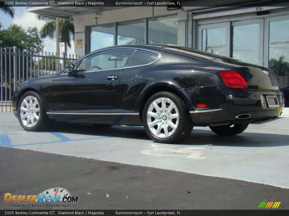 2005 Bentley Continental GT Diamond Black / Magnolia Photo #27