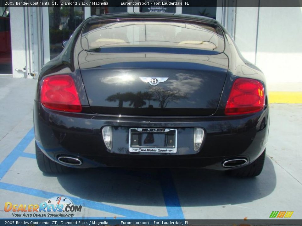 2005 Bentley Continental GT Diamond Black / Magnolia Photo #28