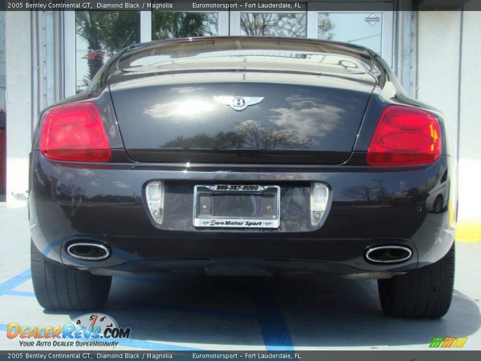 2005 Bentley Continental GT Diamond Black / Magnolia Photo #29