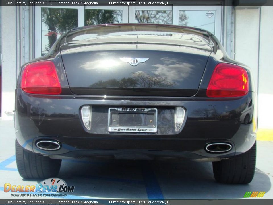 2005 Bentley Continental GT Diamond Black / Magnolia Photo #30