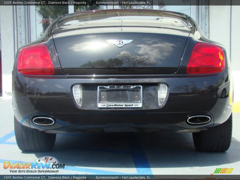 2005 Bentley Continental GT Diamond Black / Magnolia Photo #31