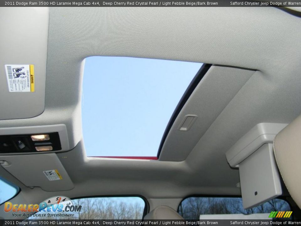 Sunroof of 2011 Dodge Ram 3500 HD Laramie Mega Cab 4x4 Photo #10