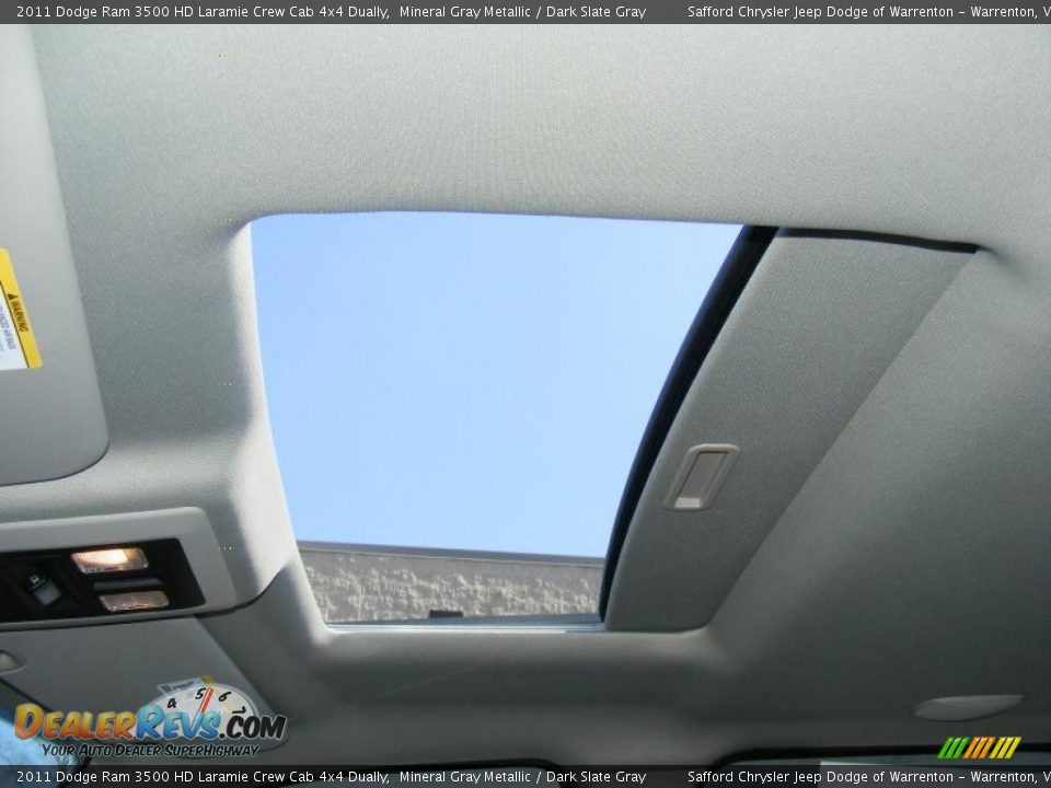 2011 Dodge Ram 3500 HD Laramie Crew Cab 4x4 Dually Mineral Gray Metallic / Dark Slate Gray Photo #8