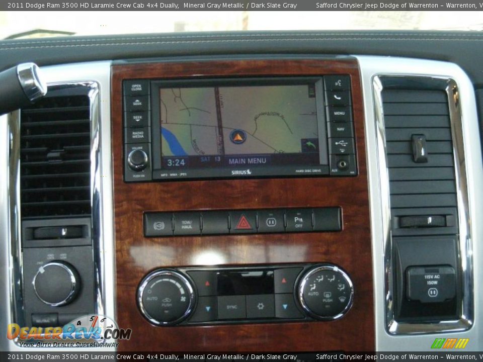 2011 Dodge Ram 3500 HD Laramie Crew Cab 4x4 Dually Mineral Gray Metallic / Dark Slate Gray Photo #10