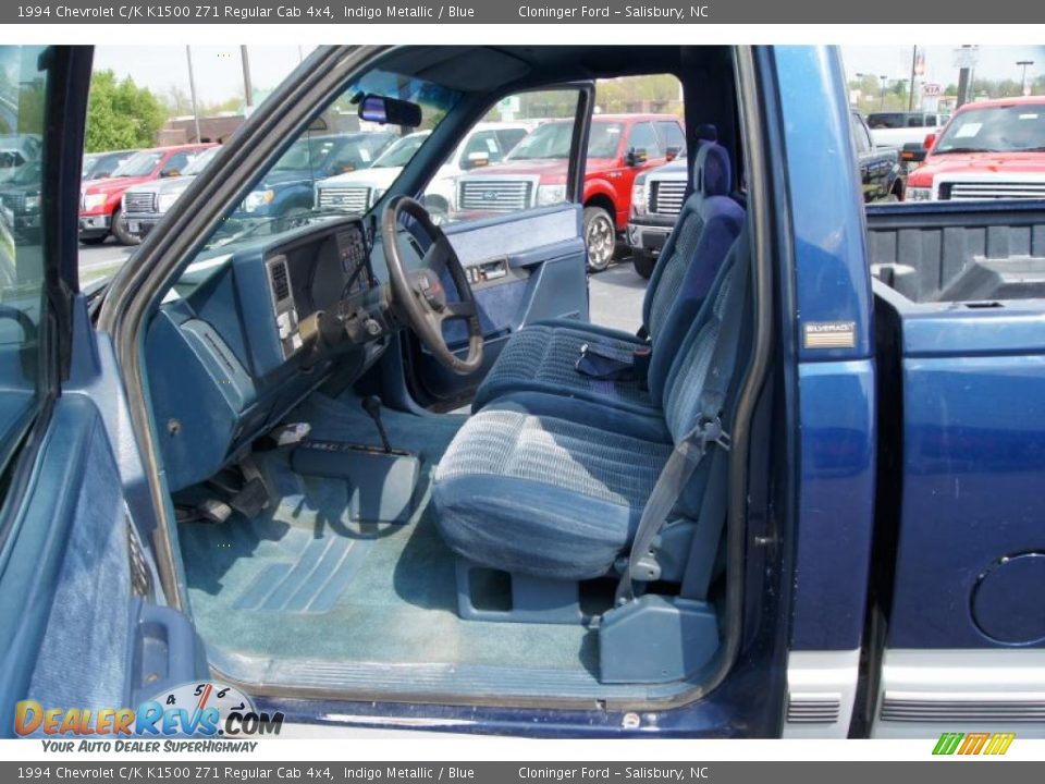 Blue Interior - 1994 Chevrolet C/K K1500 Z71 Regular Cab 4x4 Photo #8