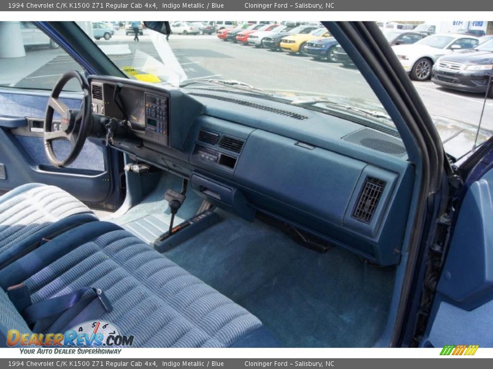 Blue Interior 1994 Chevrolet C K K1500 Z71 Regular Cab 4x4