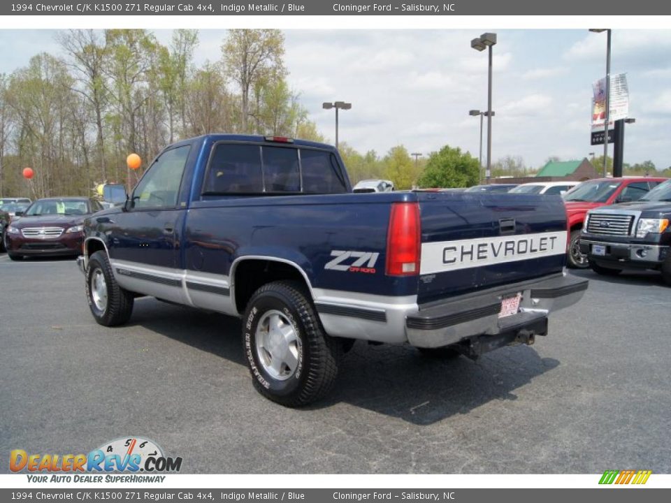 Indigo Metallic 1994 Chevrolet C/K K1500 Z71 Regular Cab 4x4 Photo #30