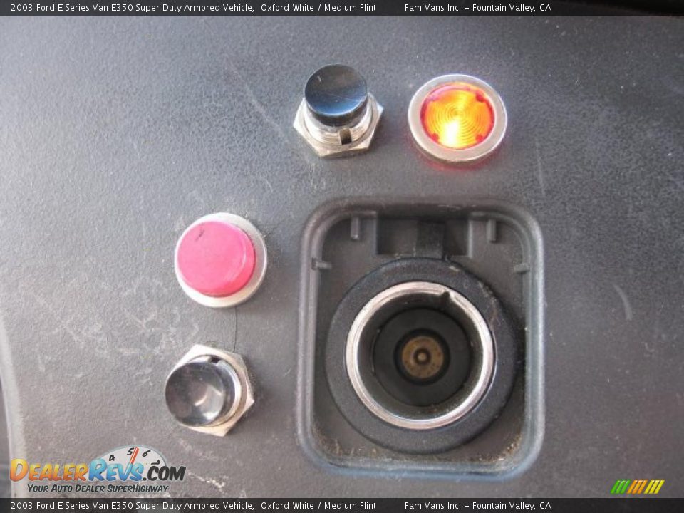 Controls of 2003 Ford E Series Van E350 Super Duty Armored Vehicle Photo #10